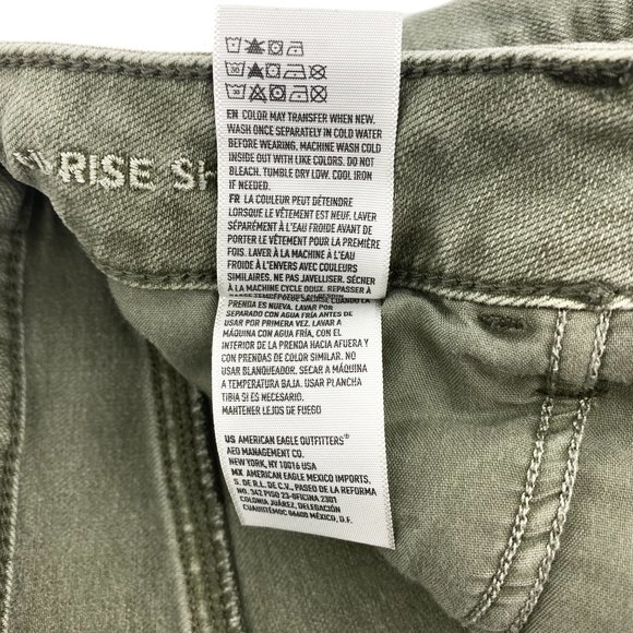 AEO/AMERICAN EAGLE Denim x Hi-Rise Shortie - Picture 13 of 14